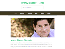 Tablet Screenshot of jeremyblossey.com